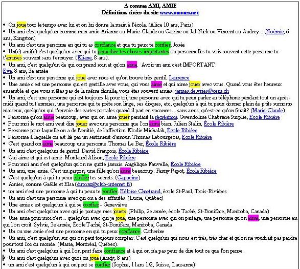 Dec Rire Le Monde Formes De Comique Involontaire Dans Les Definitions Spontanees Des Enfants Publifarum